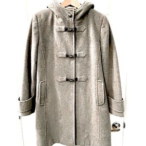 Larry Levine gray car coat